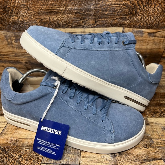 Birkenstock Bend Low Mens Size 12 EU 45 Regular Suede Casual Shoes Blue White